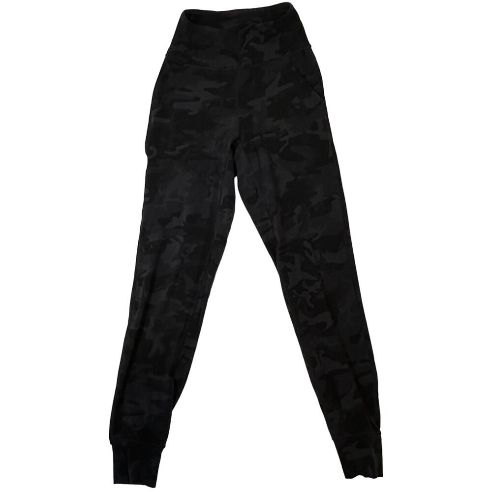 lululemon athletica Black Camo High-Rise Track Joggers